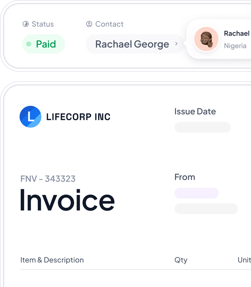 Invoicing